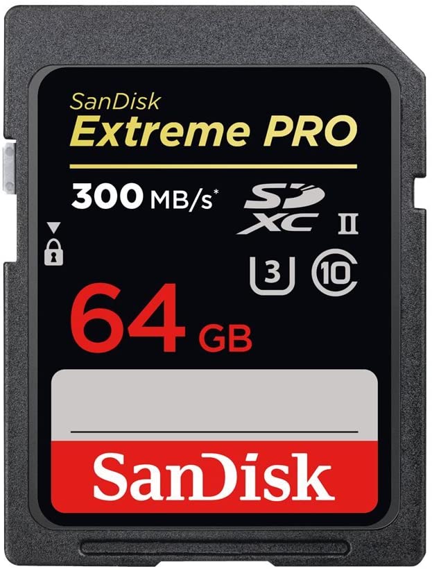 64gb extreme pro sandisk memory card