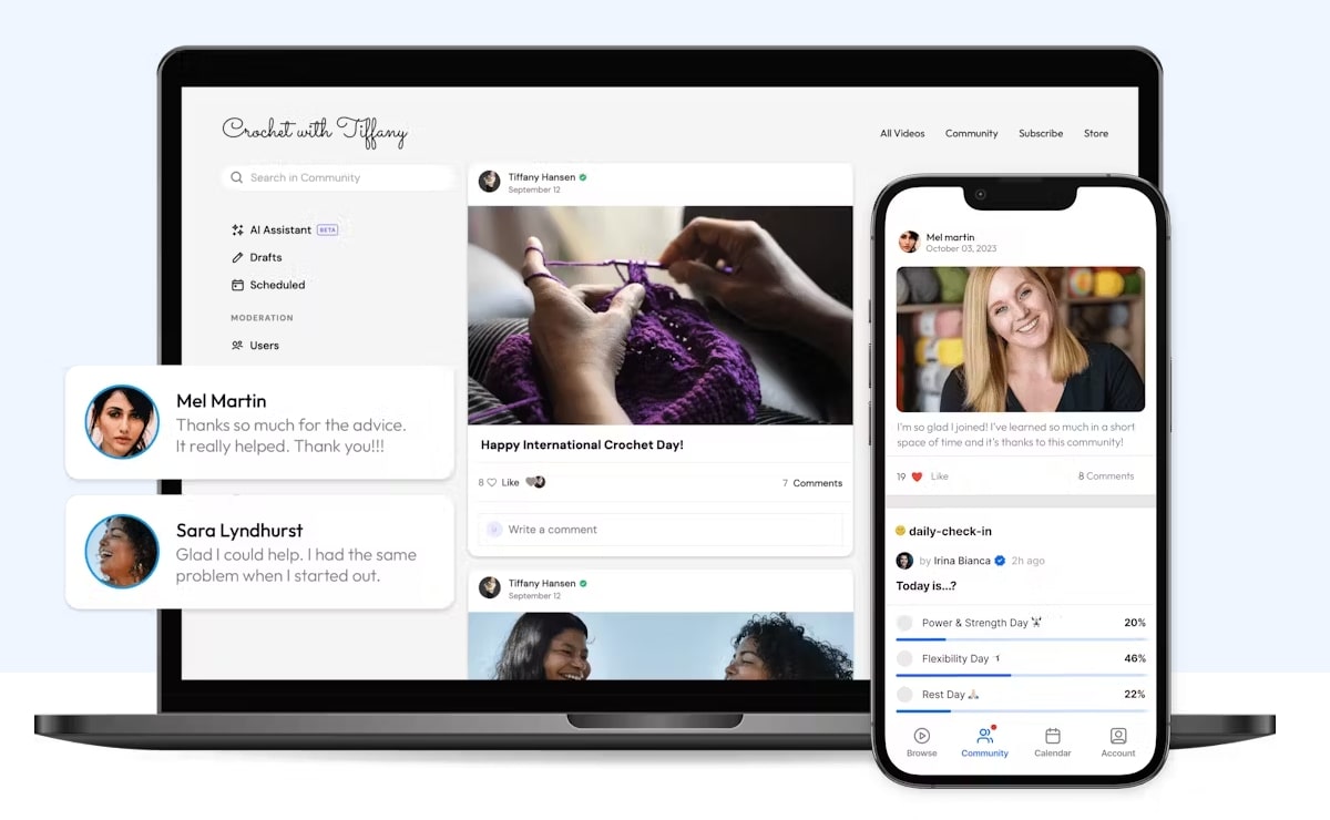 Community features image