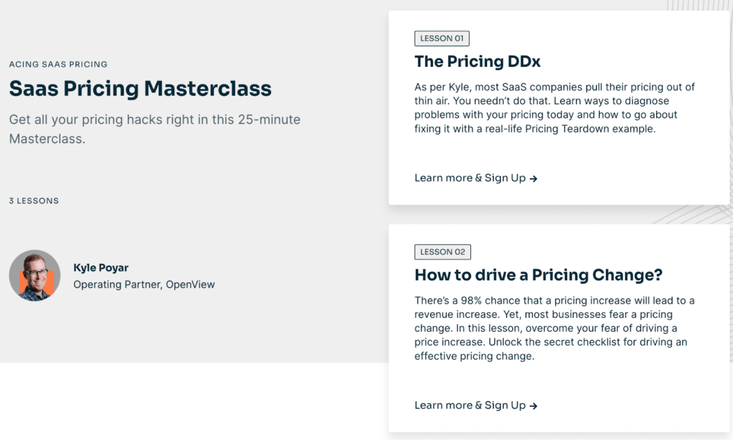 Chargebee Subscription Academy Acing Saas Pricing Master Class